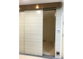 Wooden medical sliding door for ward Wooden medical sliding door for ward