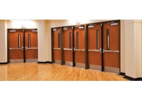 Double ICU entrance door