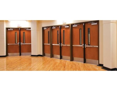 Double ICU entrance door