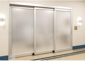 Telescopic ICU slide and swing door Telescopic ICU slide and swing door
