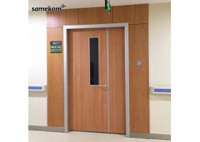Magnetic Levitation Sliding Gate Semi-Automatic Manual Lead Plate Swing Single Hospital Room Clean Door