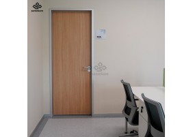 Swing Door HPL Door for Laboratory Pharmaceutical Hospital Aluminum Frame Clean Room Door