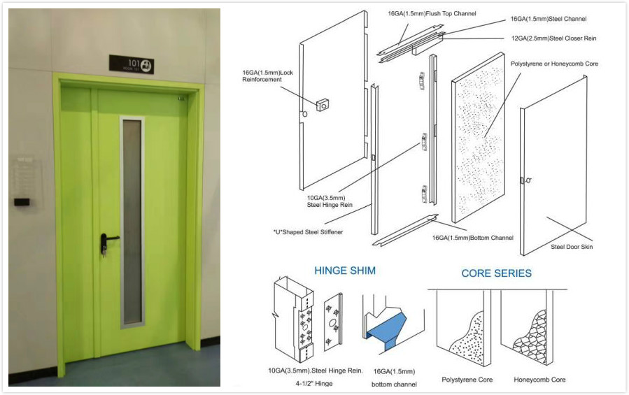 steel ward door